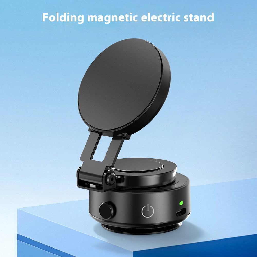 Car Retractable Electric Adsorption Folding Magnetic Car Phone Holder